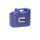 Hünersdorff AdBlue-Kanister 63033 unbefüllt, 10 l, HD-PE dunkelblau, mit Auslaufrohr, stapelbar