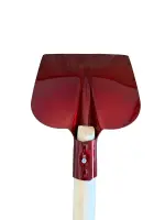 MMXX Holsteiner Schaufel 63040 aus Ergal-Aluminium mit Holzstiel, 1390 mm, 1,1 kg