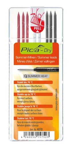 Pica-Marker DRY Ersatzminen 63113 Sommer-Minen 4070