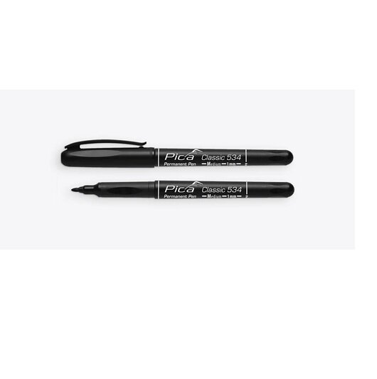 Pica-Marker Classic Permanent Pen 63126 Fine 0,7 mm schwarz, wasserfest, xylolfrei