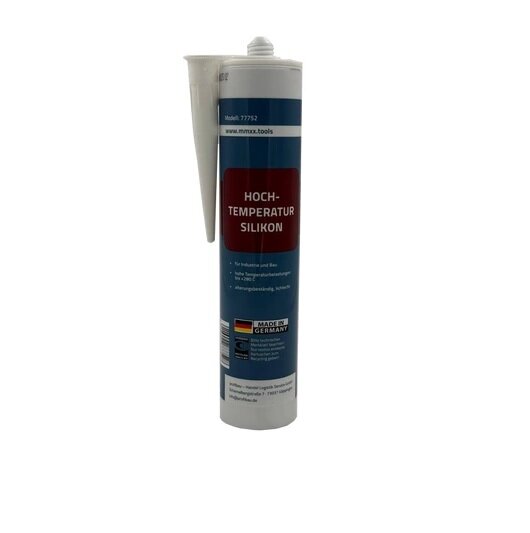 Profibau Hochtemperatur Silikon 77752 Rotbraun 310 ml, Temperaturbeständig bis 280 °C, Essigsäurevernetzend