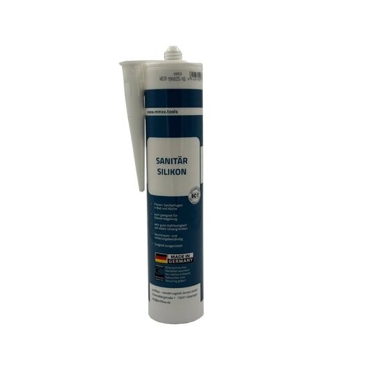Profibau Sanitär Silikon 77755 weiß, 310 ml, fungizid