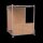 Schake Fußgängertunnel Anfangs- und End-Element Typ AE 112600AE-SET, Holz/Stahl verzinkt, Durchgang 1850 x 2480 mm