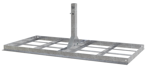Schake Schilderständer TL Typ Interstate 35301-3 schwer verzinkt, kranbar, für 20 Fußplatten