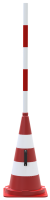 Schake Rangierhilfe Leitkegel 3L751TL2E rot/weiß, 750 mm, Folie Typ RA2/B