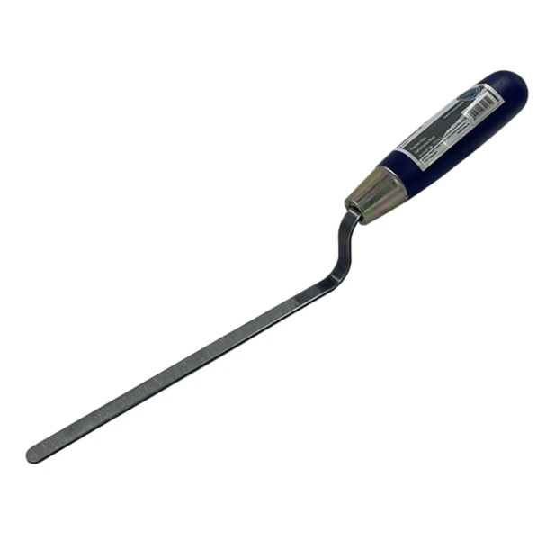 Profibau Deutsche Fugenkelle BS100-349 6/8/10/12/14 mm, gehärteter Stahl, Holzheft, konisch flexibel