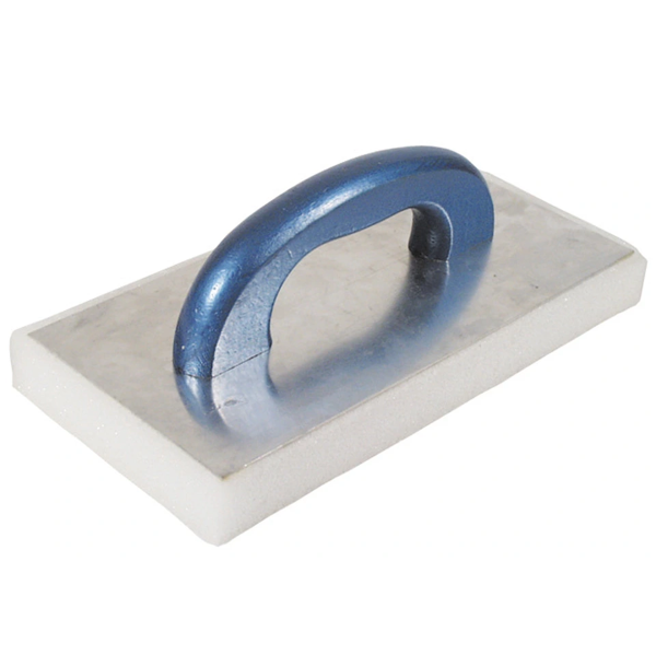 Profi-Tech-Diamant-Tools Profibau Alu-Reibebrett BS100-345 mit Kaltschaumbelag, Feinporig, Weiß, 30 mm Stärke