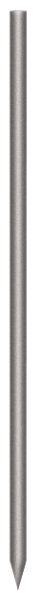 MÜBA Schnurnagel BS105-129 Rundstahl roh, mit geschmiedeter Spitze, Ø 16 mm, Länge 0,80-1,20 m