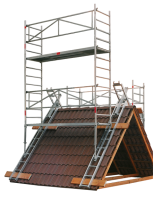 MÜBA Aluminium-Dachkamingerüst BS105-136 Typ DK 1 bis DK 5, für 30-60° Dachneigung, 200 kg/m² Traglast