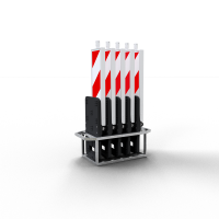 Schake Klappbaken Set V36080-SET2, 5 Klappbaken mit Transportbox
