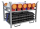Schake Baken Set 3 V36NOX-G2-SET mit 10 Baken, Fußplatten und Lampen auf Lager- und Transportpalette, BASt geprüft