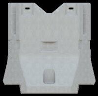 Schake Betonleitwand Winkelstück BS126-V3F200-W, für Kurvenbereiche, 415 kg