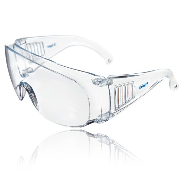 Dräger X-pect 8110 Überbrille R58247 klar, Polycarbonat, für Brillenträger, UV-Schutz