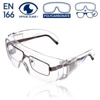 Dräger X-pect 8110 Überbrille R58247 klar, Polycarbonat, für Brillenträger, UV-Schutz
