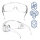Dräger X-pect 8110 Überbrille R58247 klar, Polycarbonat, für Brillenträger, UV-Schutz