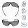 Dräger X-pect 8321 Schutzbrille R58269 Grau, 10 Stück, Anti-Beschlag, Anti-Kratz