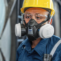 Dräger X-pect 2400 Überbrille 128 klar und grau, Polycarbonat, Anti-Beschlag