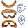 Dräger X-pect 4900 Vollsichtbrille 130 Sand/Oliv/Schwarz, für Brillenträger, Anti-Beschlag