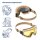 Dräger X-pect 4900 Vollsichtbrille 130 Sand/Oliv/Schwarz, für Brillenträger, Anti-Beschlag