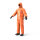 Dräger Chemikalienschutzanzug SPC 4400 139 CLF orange, Größe S-XXXL, flüssigkeitsdicht, begrenzt wiederverwendbar