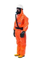 Dräger Chemikalienschutzanzug SPC 4800 141 Orange (CLF) Größe S-XXXL, Typ 3, 4, 5, 6, mit Gesichtsmanschette