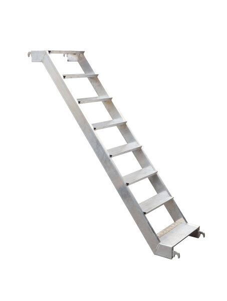 MÜBA Alu-Treppe 46108 für Fahrbares Treppengerüst Typ 150/X-180, Ersatzteil, 20,95 kg