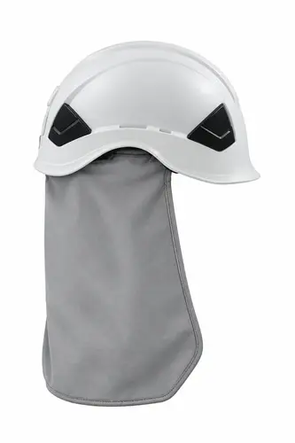Profibau Nackenschutz DURO 62765 grau, für Bauhelm, UPF 50+