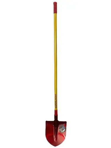 Profibau Frankfurter Schaufel 63093 aus Ergal Aluminium mit Fiberglasstiel, 1390 mm, 1,26 kg