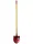 Profibau Frankfurter Schaufel 63093 aus Ergal Aluminium mit Fiberglasstiel, 1390 mm, 1,26 kg