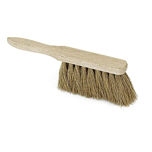 Profibau Industriehandfeger 63243 Natur-Kokos, unlackiertes Buchenholz, 28 cm, ohne Aufhängeloch