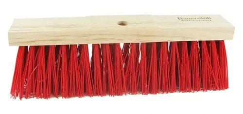 Profibau Straßenbesen 63246 Bauernlob Elaston, Sattelholz mit Stielloch, 320 mm, 6 x 16 Reihen