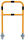 Schake Stahlrohr-Schutzbügel V448_21WBG für Wandmontage, mit Querholm, herausnehmbar, Ø 48 x 2,5 mm