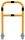 Schake Schutzbügel V465_21WBG Stahlrohr mit Querholm für Wandmontage, Ø 60 x 2,5 mm, herausnehmbar, 1200 mm Gesamthöhe