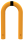 Schake Rammschutzbügel V477_01BG Stahlrohr, Ø 76 x 2,6 mm, feuerverzinkt, gelb-schwarz