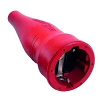 Profibau Schutzkontakt-Gummikupplung 62562 rot, 230 V /...