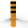 Schake Stahlrohr-Absperrpoller BS126-V40321BG gelb/schwarz, Ø 323 x 5 mm, zum Einbetonieren