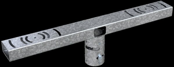 Schake Strahlertraverse V3531T verzinkt, für Lampenmast, mit Gewindestift-Fixierung