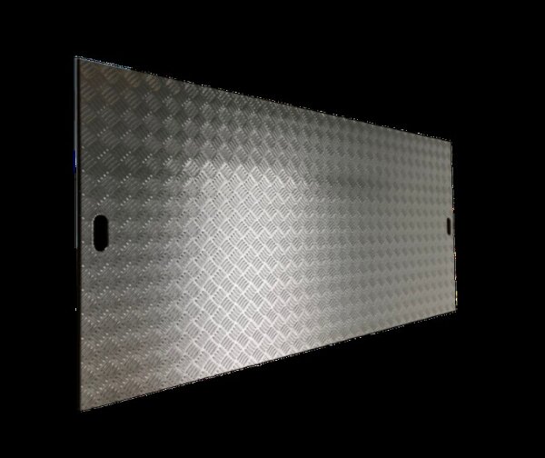 Schake Bodenschutzmatte V33902L aus recyceltem Kunststoff, schwarz, rutschfest