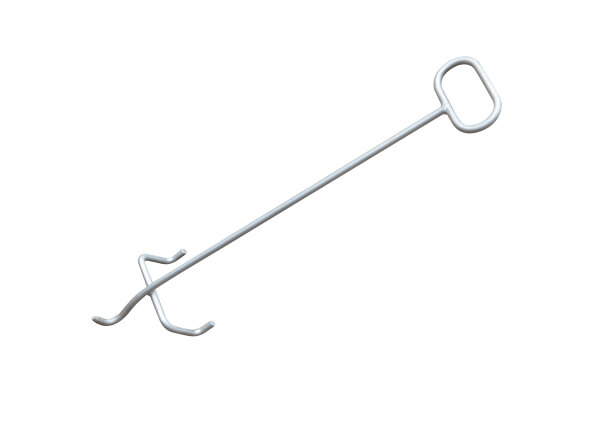 MÜBA Kanaldeckelheber 12965 mit Korbbügel, verzinkt, 800 mm, mit Klemmfunktion