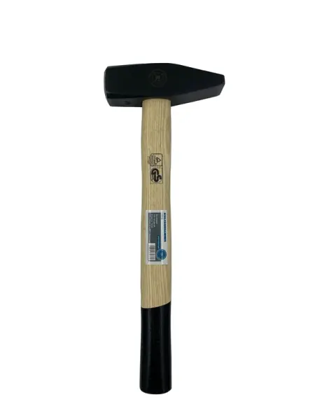 Schlosserhammer BS100-502 mit Holzstiel, 100 g bis 2000 g, TÜV/GS-geprüft, mit Ringkeil-Verkeilung