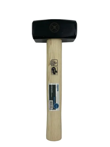 Fäustel BS100-503 mit Holzstiel, 1000 g bis 2000 g, TÜV/GS geprüft, Ringkeil-Verkeilung