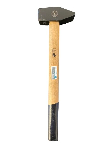 Vorschlaghammer BS100-509 mit Holzstiel 3/4/5/6 kg, TÜV/GS-geprüft, mit Ringkeil-Sicherung