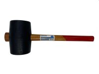 Gummihammer BS100-510 Schwarz, Hartholzstiel, Kopf...