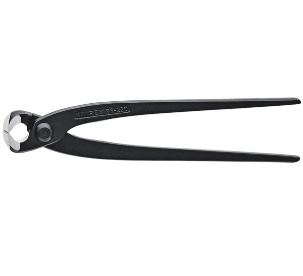 Knipex Monierzange Schwarz Atramentiert, Länge 220/250/280 mm, DIN ISO 9242, Spezial-Werkzeugstahl