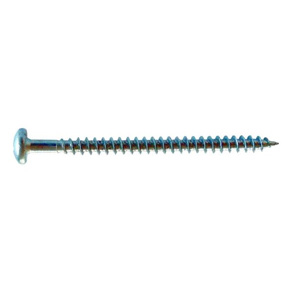 TX-Holzschraube BS100-612 Pan-Head TX-25 verzinkt, Ø 5,0 mm, Länge 20/35/40/50/60 mm, Sternschliff-Gewinde, ohne Vorbohren