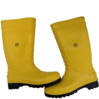 Profibau Schutzstiefel S5 BS100-692 Gelb, PVC/Nitril,...