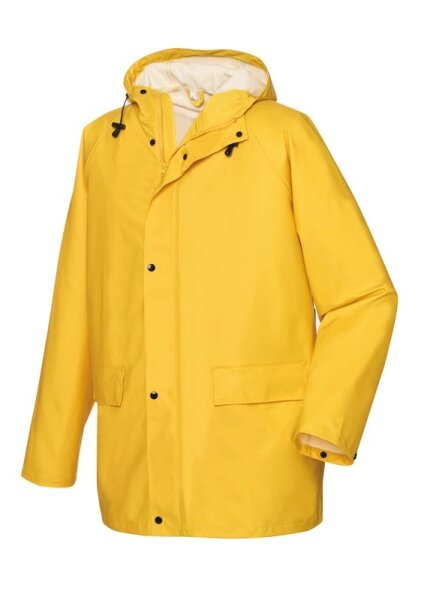 Profibau Regenjacke BS100-696 gelb, Größe M-XXL, wasserdicht, PU-Beschichtung