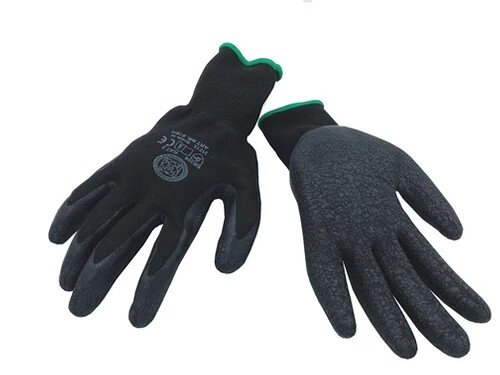Profibau Polyester-Strickhandschuh BS100-699 Latexbeschichtet, Größe 8-11, EN 388, Kat. 2