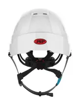 JSP Schutzhelm EVOLite Skyworker BS100-713 weiß & blau, für Höhenarbeit, mit 4-Punkt-Kinnriemen