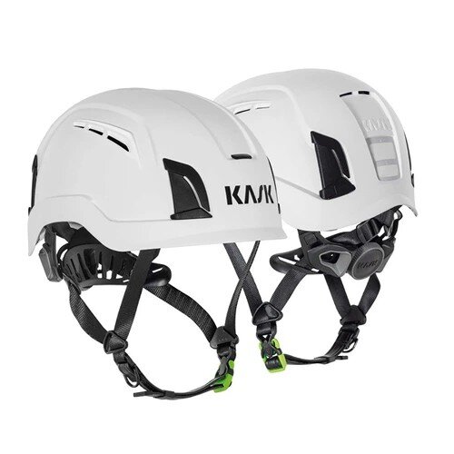 KASK Kletterhelm Zenith X PL BS100-714 Weiß/Gelb/Orange, für Höhenarbeit, EN 12492